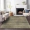 Homeroots 3' X 5' Brown Beige And Taupe Striped Washable Indoor Outdoor Area Rug 588076 - alternate 8