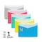 C-Line Products 8-1/2" x 11" Assorted Snap 'N Go Reusable Poly Envelope, 1/EA, 24EA/DS, 2DS/CT 99366-DS - alternate 1