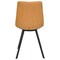 Leisuremod Markley Modern Leather Dining Chair with Metal Legs, Light Brown MC18BR - alternate 6