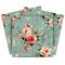 Homeroots 8" x 8" Red And Green Vinyl Arabesque Peel And Stick Removable Tiles 571316 - alternate 9