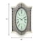 Homeroots 20" Novelty White Glass Analog Wall Clock 274497 - alternate 5
