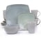 Gibson Elite Soho Lounge 16 Piece Stoneware Dinnerware Set in Light Grey 130932.16 - alternate 10