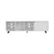 Homeroots 71in White Open shelving TV Stand 478449 - alternate 1