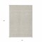 Homeroots 8' X 10' Beige And Ivory Floral Washable Indoor Outdoor Area Rug 610633 - alternate 9