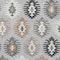 Homeroots 3' X 5' Silver Beige And Charcoal Southwestern Washable Indoor Outdoor Area Rug 615170 - alternate 8