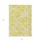 Homeroots 3' X 5' Yellow And Linen Geometric Washable Indoor Outdoor Area Rug 600498 - alternate 9