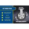 Vestil Rubber Rigid Caster 8 In. Diameter x 2 In. Width 881 Lb. Capacity Black/Gold CST-VE-8X2MRA-R - alternate 19