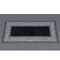 Homeroots 79" Dark Gray Faux Crystals Glass and Wood Pedestal Base Dining Table 564901 - alternate 14