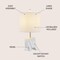 Jonathan Y Koda 17.5" Eclectic Southwestern Resin/Iron Elephant LED Kids' Table Lamp, White JYL1143D - alternate 7