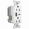 Legrand radiant USB Wallplate, 15 A, 125 V, Type A, C USB, NEMA: NEMA 5-15R, White R26USBAC6WCCV6 - alternate 5