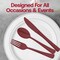 Smarty Had A Party Red Disposable Plastic Party Spoons, 600PK 410S-R-CASE - alternate 9