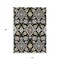 Homeroots 10' X 14' Black Gray And Brown Oriental Washable Indoor Outdoor Area Rug 597667 - alternate 8
