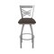 Holland Bar Stool Co 820 Catalina Stainless Steel 36in Swivel Bar Stool with Rein Coffee Seat 82036SS025 - alternate 8