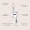 Jonathan Y Turing 18.7" 2-Light Metal LED Wall Sconce, Chrome JYL7456A - alternate 21