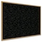 Ghent Recycled Bulletin Board, Oak Wood Frame, 2'H x 3'W, Confetti WTR23-CF - alternate 1