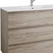 Homeroots 48" Natural Wood Freestanding Bathroom Vanity With White Sink And Three Drawers 624168 - alternate 4