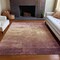 Homeroots 8' X 10' Mauve And Pink Striped Washable Indoor Outdoor Area Rug 610904 - alternate 9