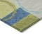 Homeroots 5' X 8' Denim Blue And Lime Green Geometric Washable Indoor Outdoor Area Rug 612576 - alternate 9