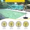 Edendirect 24 in. BLDC Motor High Velocity Pedestal Fan in Yellow, Sleep Mode, 90 Deg Oscillating, Wheels ZRF-8600A - alternate 7
