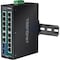 Trendnet 16-Port Industrial Gigabit Poe+ Din-Rail Switch TI-PG162 - alternate 10