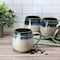 Meritage Lexington 4 Piece 20 Ounce Stoneware Two Tone Mug Set in Green Multi 121834.01 - alternate 6