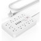 Jouleloom Power Strip Surge Protector with 11 Outlets, 4 USB and 2 USB C Ports, 5 Ft Extension Cord SOPOWERSTRIP17WHT - alternate 1
