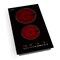 Anzzi 12 in. 2 Elements Glass Top Radiant Electric Cooktop in Black w/ 1800W, Auto-Off, & Heat Indicator AZ-CKTEL01 - alternate 1