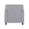 Flash Furniture Contemporary Chair, Gray Back, 30-1/2 in W 29" L 31-1/2" H, Flared, Leather Seat BT-827-1-GY-GG - alternate 9