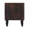 Homeroots 22" Brown Solid Wood Two Drawer Nightstand 701719 - alternate 9