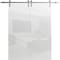Sartodoors Double Barn Door 84 x 96 inches, Planum 0010 Gloss White, 14FT Silver Rail Track Set, Solid Panel I PLANUM0010DB-S-GLOS-8496 - alternate 7