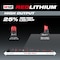 Milwaukee Tool M12 REDLITHIUM HIGH OUTPUT XC5.0 Extended Capacity Battery Pack 48-11-2450 - alternate 14