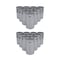 Mytee Products 20Pcs Lug Nut Covers 33mm Threaded Chrome ABS Plastic Lug Replaces # TNUT-F2L, 2PK LNC-CHROME-ABS-90x33x2 - alternate 1
