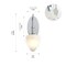 Vidalite Nimbus 1-Light Polished Nickle Wall Sconce Light with Snow White Glass Shades, Contemporary Style CE1013068 - alternate 9