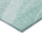 Homeroots 8' Aqua And Sky Blue Round Abstract Washable Indoor Outdoor Area Rug 603703 - alternate 9