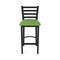 Holland Bar Stool Co 25" Stationary Counter Stool, Black Wrinkle, Graph Parrot Seat 40025BW015 - alternate 9