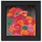 Homeroots Blooms on Black II 2 Black Framed Print Wall Art 405115 - alternate 1