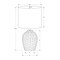 Monarch Specialties Lighting, 17"h, Table Lamp, Ivory Ceramic, Ivory / Cream Shade, Contemporary, Modern I 9787 - alternate 3