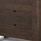 Homeroots 36in Dark Brown Solid Wood Accent Cabinet With Three Drawers 611037 - alternate 5
