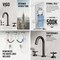 Vigo Jewel Two Handle Three-Hole Widespread Bathroom Faucet with Cross Handles in Matte Black VG01308MB - alternate 7