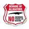 Signmission Alligator Warning Shield Sign Beware Of, 18 inch X 18 inch, Vinyl Decal, 2PK SHI-D-2PACK-18-358 - alternate 1