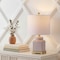 Jonathan Y Cleo 21.5 in. Transitional Glam Square Ginger Jar Ceramic and Metal LED Table Lamp, Red/White JYL3043C - alternate 10