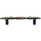 Hardware Resources Elements Kingsport 4-3/8'' Overall Length Brushed Antique Brass Baroque Cabinet Pull 1018-AB - alternate 1
