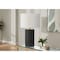 Monarch Specialties Lighting, 24 in.H, Table Lamp, Black Resin, Ivory / Cream Shade, Contemporary I 9619 - alternate 1