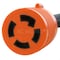 Ac Works SOOW; Cold Weather Extension Cord, 10 AWG, Indoor/Outdoor, 10/4, 1 Outlets, L15-30R, Black, Rubber L1530PR-025 - alternate 5
