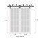 Sartodoors Barn Bypass Interior Door, 56" x 96", Black QUADRO4002BBB-BLK-5696 - alternate 7