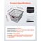 Vevor Rear Bike Basket Metal Wire Bicycle Basket Reflective Tail Light Cover TX-SS-05 - alternate 8
