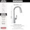 Delta Stryke Single Handle Pull-Down Kitchen Faucet 9176-AR-PR-DST - alternate 7