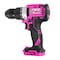 The Original Pink Box 20-Volt Lithium-Ion 1?2-Inch Keyless Chuck Brushless Cordless Drill, Bare Tool, Pink PB20VLID - alternate 1