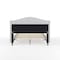 Martha Stewart Amelia Full Upholstered Platform Bed w/Curved Headboard and Cushioned Siderails, Wood Slat, Gray TW-3WDB02B-F-GY-MS - alternate 10