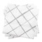 Smarty Had A Party White with Silver Diamond Paper BeverageCocktail Napkins 600 Napkins, 600PK 2296-CASE - alternate 9